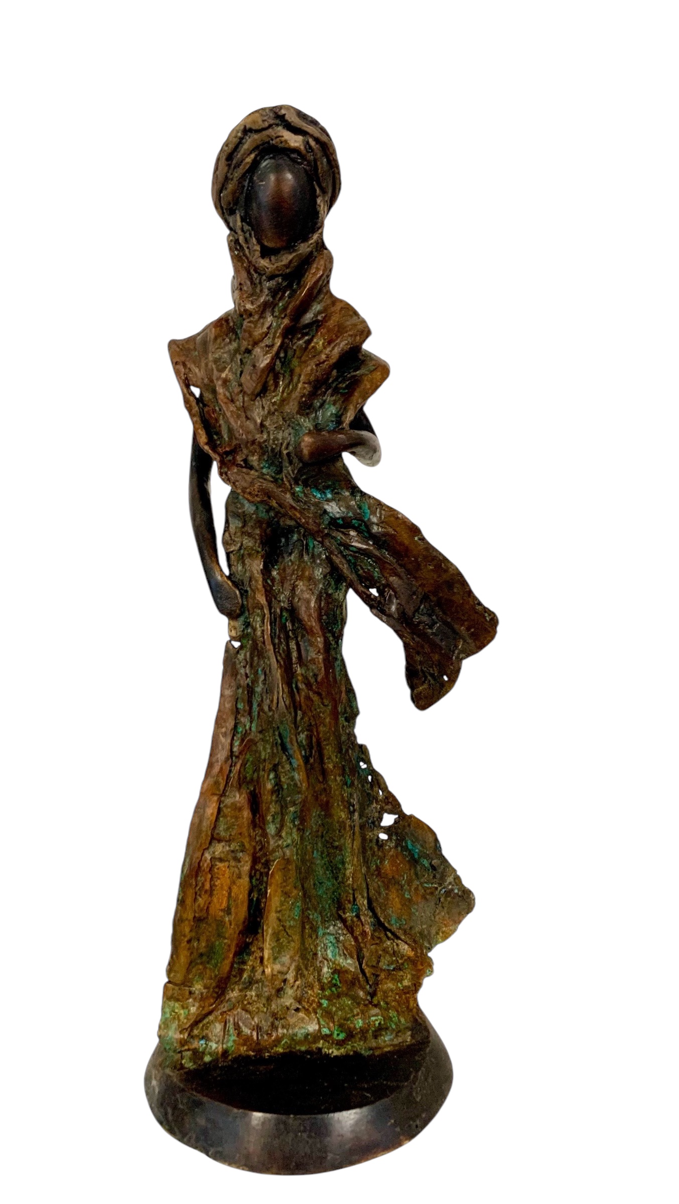 l'homme du désert - oeuvre unique - bronze - Magali Willems